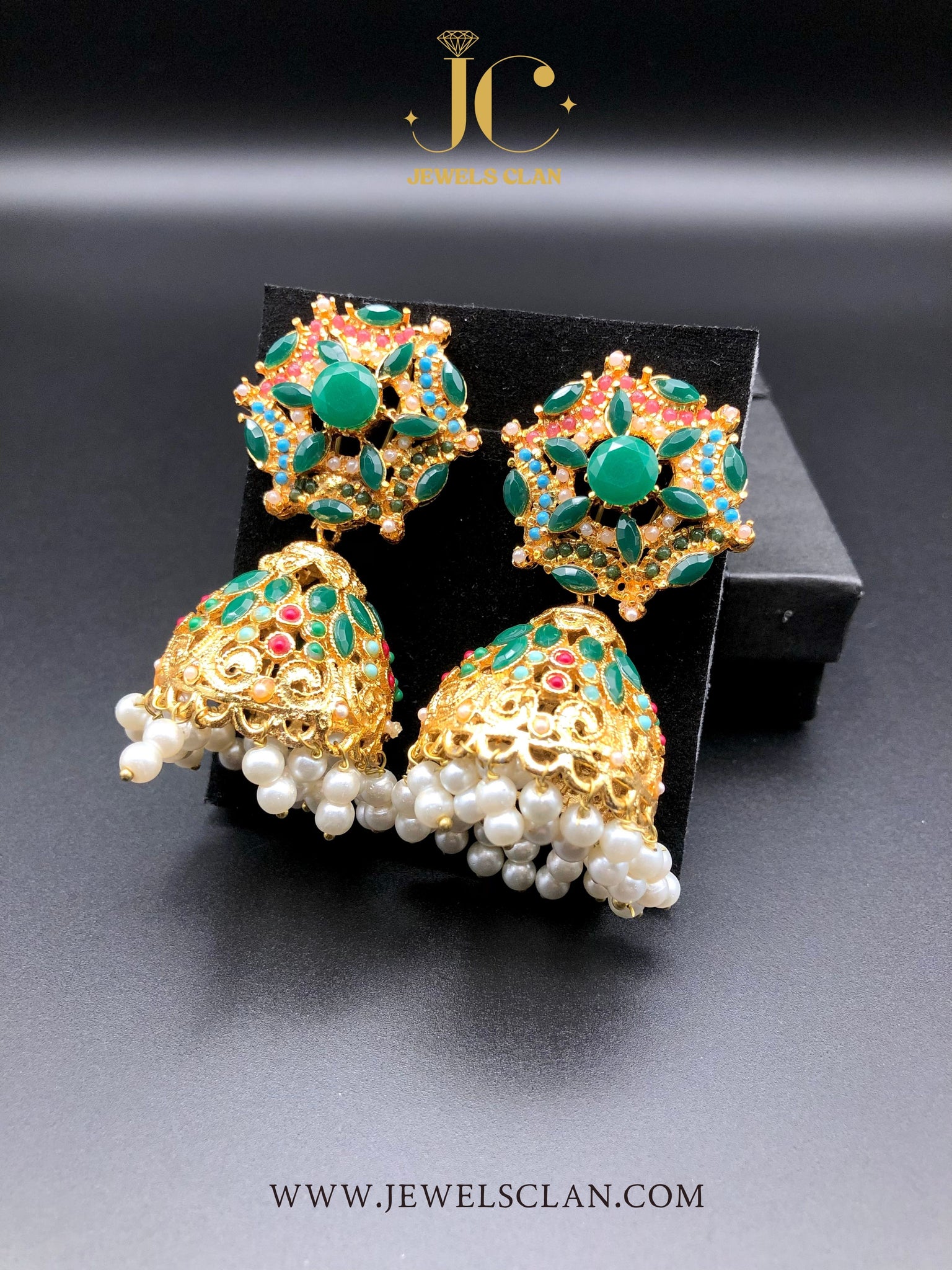 Elegant Earrings(Green)