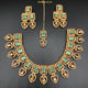 Emerald Gold Necklace Set