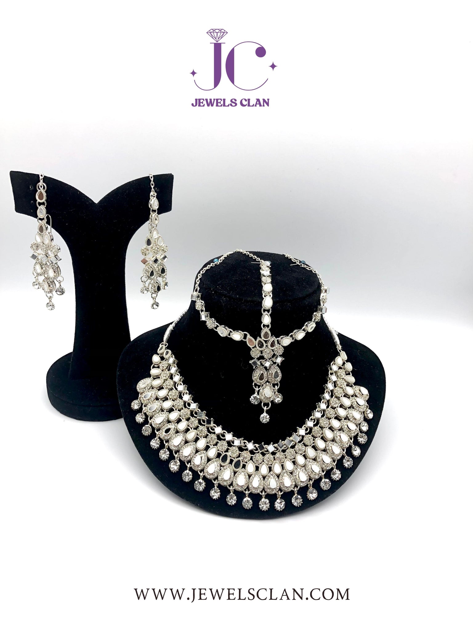 Classic Crystal Necklace Set