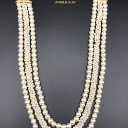 Lustrous Pearls Maala